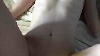 Adorable idol is showing off her stretched narrowed vagina in close-up