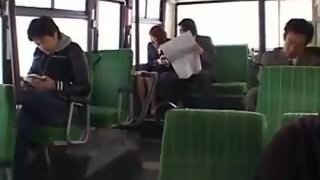 Japanese Girl Sucking Cock In The Bus
