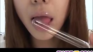 Sakura Hirota pleases with blowjob in sensual