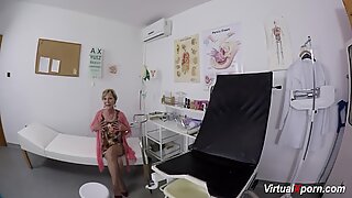 StorBarmet Senstemor får Første Personer Synsvinkel Fucked af hendes Doktor