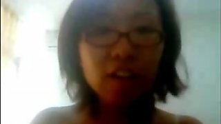 Asian Girl Admiring Cock 