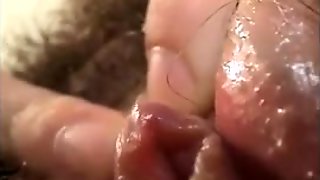 Close Up On Young Hairy Juicy Clit BVR