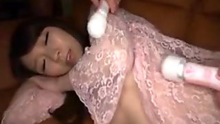 Alluring Oriental wife with amazing big tits gets drilled b