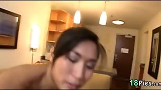 Asian Gets Her Pussy Stuffed Mia Li 